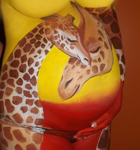 belly painting 3